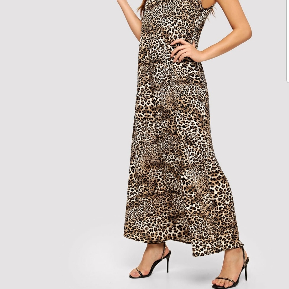 Last Chance--Scoop Leopard Cami Dress - Picture 4 of 6